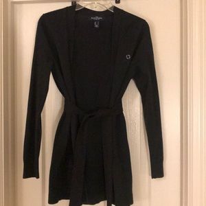 CHASE PRIVATE BANK black Cardigan with pockets